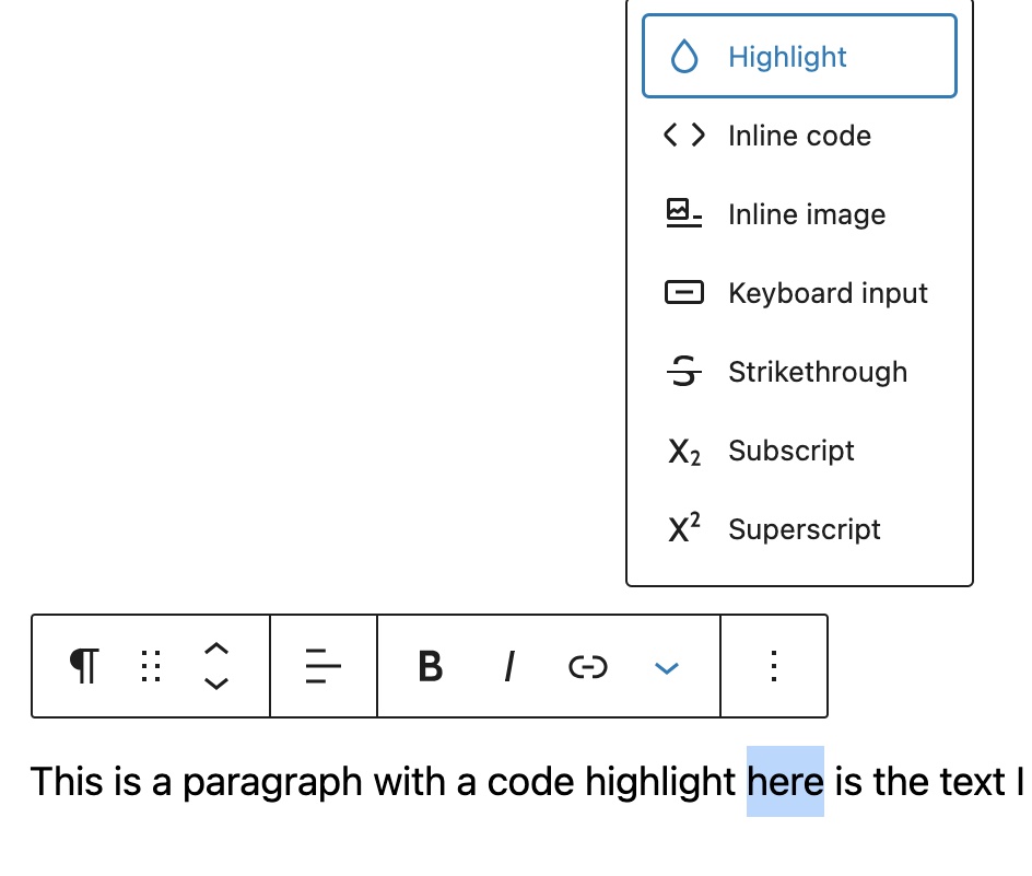 highlight text highlight text